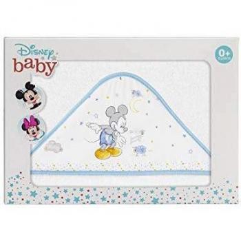 Interbaby Mk004-11 Capa De Baño, Disney, Mickey Mouse en Blanco y Azul, 0.2 Kg