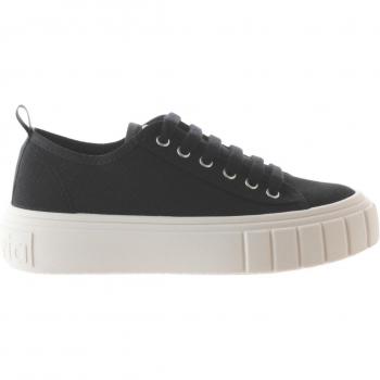 Zapatillas Lona Victoria Abril Deportivas Plataforma Mujer Negro 37