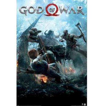 God of War 3D Battle Poster