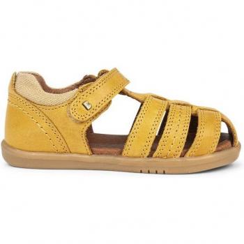 Sandalias Bobux Roam Amarillo con Tira Autoadherente y Suela Antideslizante
