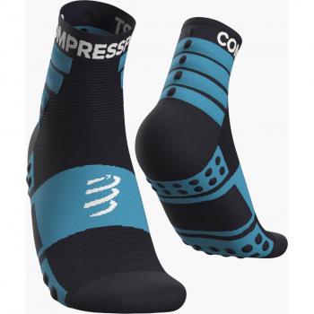 Calcetines Compressport Training Socks 2-Pack Unisex - Pack de 2 calcetines, diseño unisex, color azul, ideales para entrenamiento, compresión ligera, transpirables y cómodos