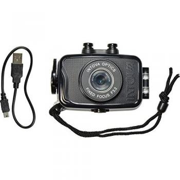 Intova Duo Waterproof HD POV Sports Video Cámara, color Negro