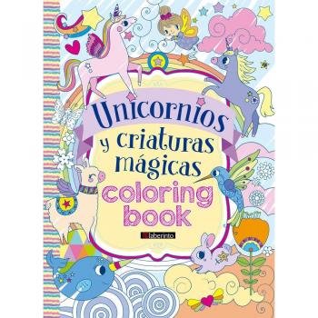Unicornios y criaturas mágicas. Coloring book