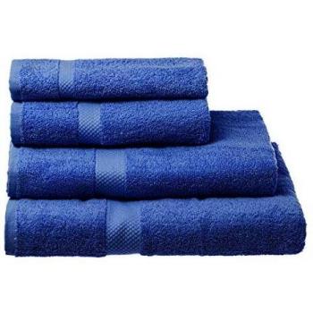 Lola Home oalla de Ducha, en Azul, 100% de algodón Natural, para Cuarto de baño de 70x140 cm