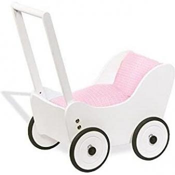 PINOLINO 262603 - Cochecito de muñeca Maria, Blanco, Haya