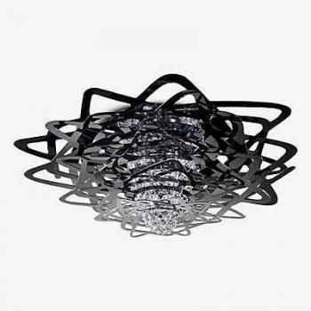 Plafón Grande Slamp Aurora Negro
