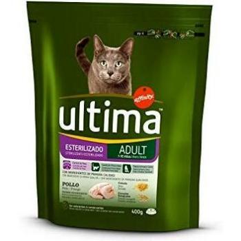 Ultima, Croccantini sterilizzati para gatos con pollo y Orzo