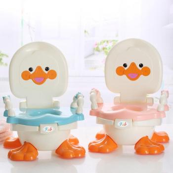 Orinal infantil 3 en 1, orinal de viaje para bebés convertible en orinal, sillita de entrenamiento y escalón, piezas extraíbles, portátil, fácil de limpiar, lo mejor para padres y niños, diseño de pato rosa
