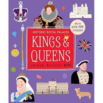 Libro de Actividades con Stickers Reyes y Reinas por Jessica Smith