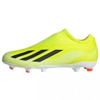 Botas de Fútbol Adidas X Crazyfast League Laceless FG para hombre en color amarillo