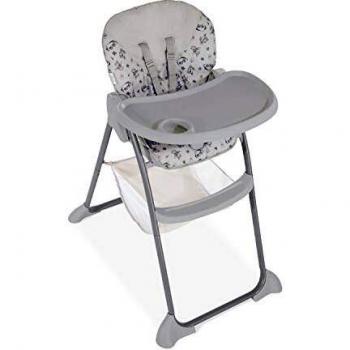 Hauck Disney Trona Sit N Fold, para Niños desde 6 Meses hasta 15 kg, Plegable, Respaldo Reclinable, Mesa Regulable, Gran Cesta de Almacenaje, Winnie the Pooh, Beige Gris