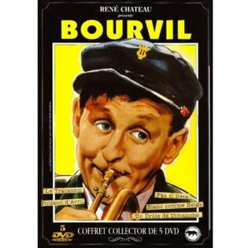 Coffret bourvil : poisson d'avril ; un drôle de dimanche ; le tracassin ; pas si bête ; blanc comme neige [Francia] [DVD]