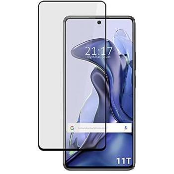 Protector de Cristal Templado 5D Completo Full Glue Negro para Xiaomi 11T 5G / 11T Pro 5G
