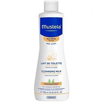 Mustela BEBE Leche limpiadora Piel seca 750 ml