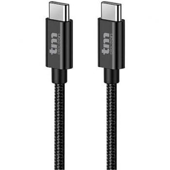 Cable USB-C a USB-C 3.0A Nylon 1,5 m TM Electron