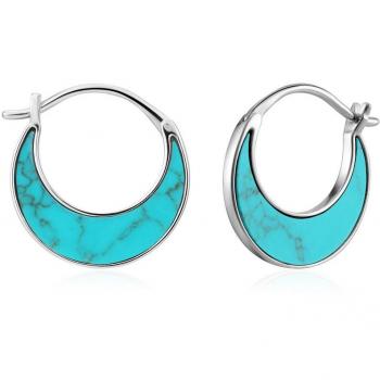 Pendientes Mujer Ania Haie E027-07H Plata de ley 3 cm