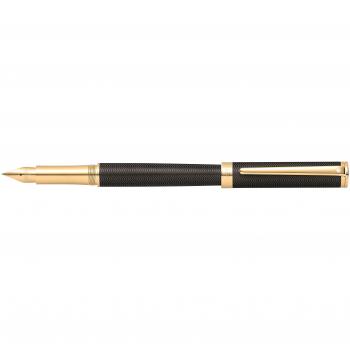 Sheaffer Intensity - Pluma estilográfica con grosor medio, color laca negra mate espigada