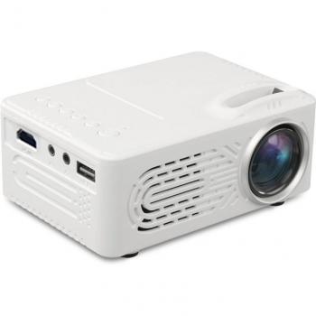 Proyector Mini LED 814 Portátil con USB y Altavoz Incorporado, Compatible con Reproducción 1080P