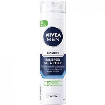 Nivea Men Sensitive - Gel de afeitar, 6 unidades