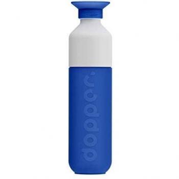 Dopper Original Pacific Blue Botella Agua 450ml - Botella deportiva - 100% reciclable, libre de BPA - Botella reutilizable adecuada para el deporte, el fitness, el aire libre, la escuela y la oficina.