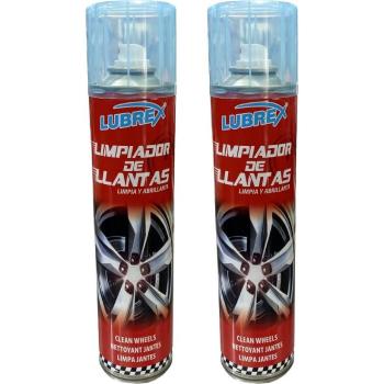 Pack 4 Limpiadores de Llantas Brillantes y Eliminador de Insectos (400 ml) para Coche, Incluye Cera Limpiadora, Abrillantador de Neumáticos y Limpieza de Tapicerías