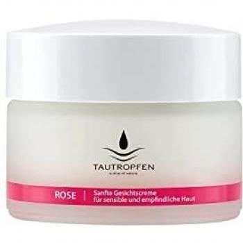 Tautropfen Rose/Soothing , Crema facial suave para pieles sensibles
