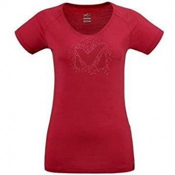 Camiseta de Manga Corta Millet Density Femenina Roja