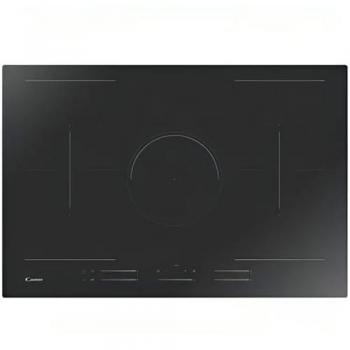 Placa de Inducción Candy CIFS954MCTT 90cm, 5 Zonas, Doble Zona Twin, Control Multislider, Color Negro