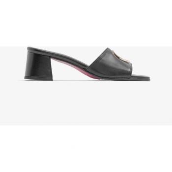 Sandalias de tacón de mujer de piel con hebilla - Cuplé 107363