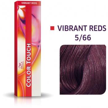 Wella Professionals Color Touch Vibrant Reds 5/66 60ml Tinte Capilar Semi-Permanente Sin Amoníaco Marrón Claro Intenso Violeta