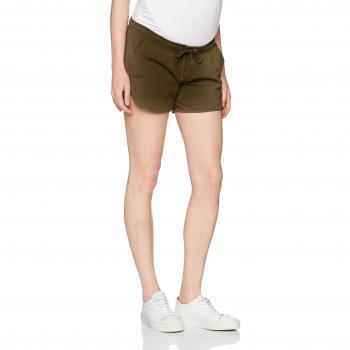 MAMALICIOUS Mlnabia Jersey Shorts a, Pantalones Cortos de Maternidad para Mujer, Verde