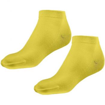 Calcetines de entrenamiento unisex Ultra Elástico Sportlast corto amarillo - L