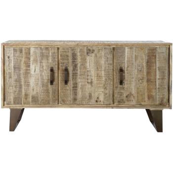 Aparador DKD Home Decor Metal Madera de mango (140 x 43 x 75 cm)