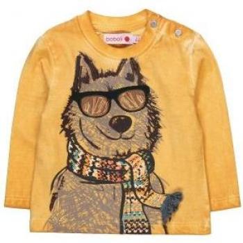 Boboli - Camiseta de manga larga - para niño amarillo mostaza