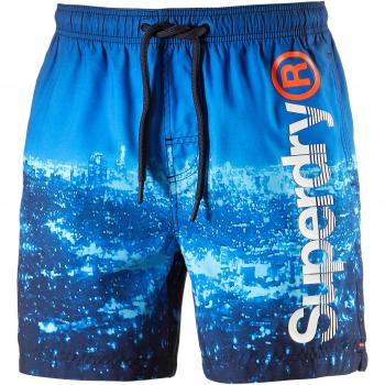 Superdry M30000PQF3 Traje de bano Hombre Azul Xxl