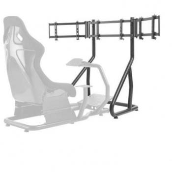 Cromad Stand Para Tres Televisores Racing Simulator Cockpit Seat