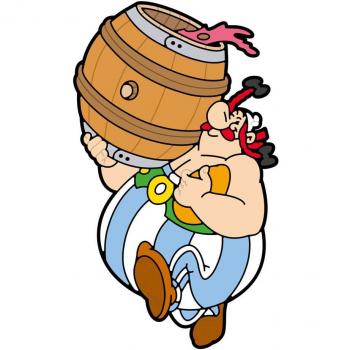 Imán Asterix en los Bretones - Figurita de Plastoy
