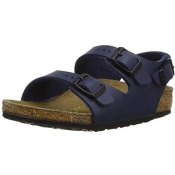 Birkenstock Roma - Sandalias de Talón Abierto Niños, Azul