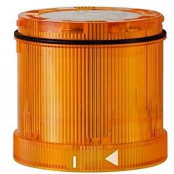 Elemento luminoso LED Werma 644, constante, amarillo, Ø 70mm, alimentación 24 V DC/AC