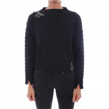My twin Maglia Casual da Donna nera, MT3101
