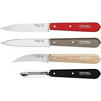 Opinel Essentials Loft Four Piece Kitchen Knife Set