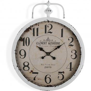 Reloj de Pared Versa Rustic Metal Casual con diseño rústico, acabado en metal, estilo casual, ideal para decoración de interiores