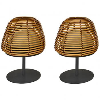 Set de 2 lámparas de mesa bohemias H16CM Lumisky
