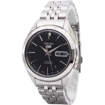 Seiko 5 Automatic Men's Watch - Japan Made, 21 Jewels, Model SNKL23
