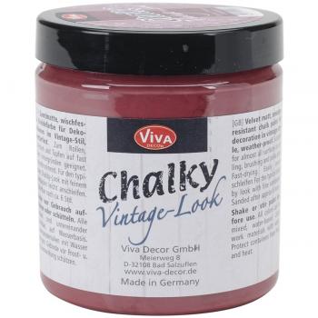 Viva Decor Chalky Vintage-Look Paint 8Oz-Bordeaux