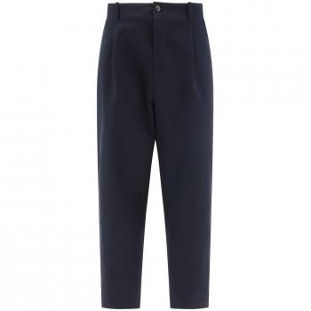 Valentino Men's Stylish Blue Chino Trousers, Size 52/XL