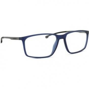 Ducati Carrera Carduc 041 FLL Rectangular Blue Prescription Glasses with Online Try-On, Plastic Frames