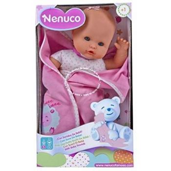 Nenuco de Famosa 700012123, Recién Nacido - Muñeco infantil con Sonidos de Bebé, Colores/Modelos surtidos, 1 pieza