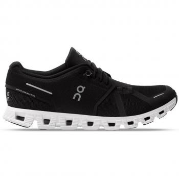ON Running Cloud 5 - Men's Sneakers Running Shoes Black-White Size: 8.5 UK, Colour: Black/White