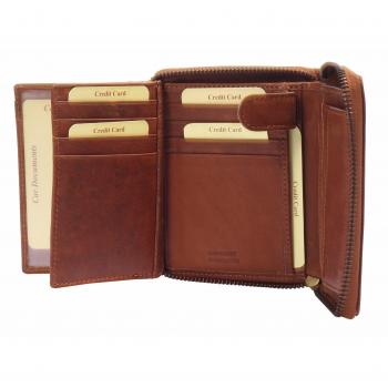 Greenburry Oily Tumbled Monedero piel 10,5 cm